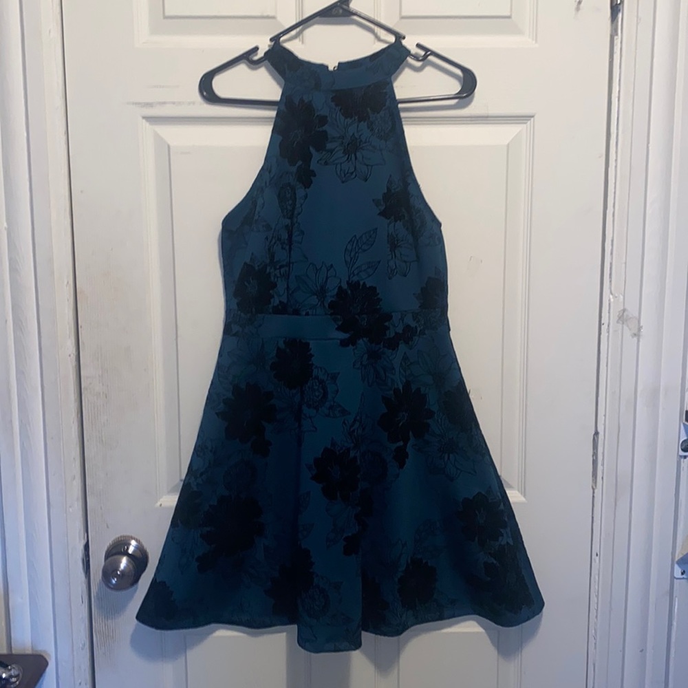 Teal Midi Dress | Almost Famous |